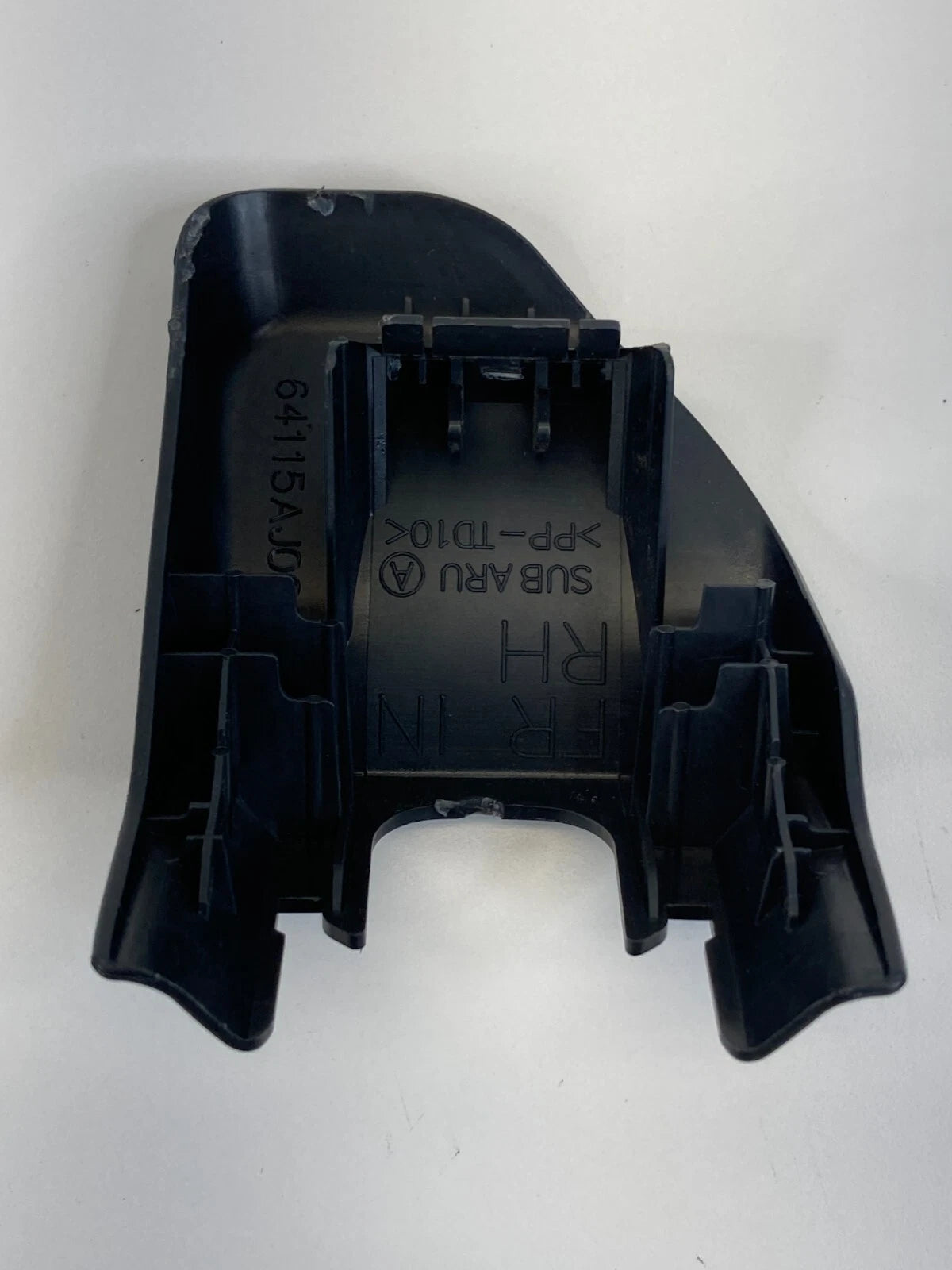 10-14 SUBARU LEGACY FRONT RIGHT SIDE SEAT INNER TRACK RAIL END COVER 64115AJ000