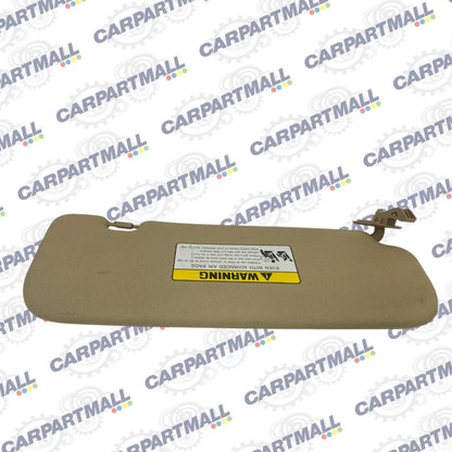 2011-2013 HYUNDAI ELANTRA FRONT LEFT SIDE SUNVISOR SUN VISOR SHADE W/ MIRROR OEM
