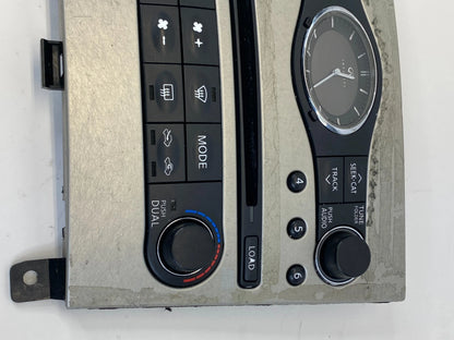 2007 2008 INFINITI G35 SEDAN RADIO AC CLIMATE CONTROL PANEL BEZEL 25391JK60B OEM