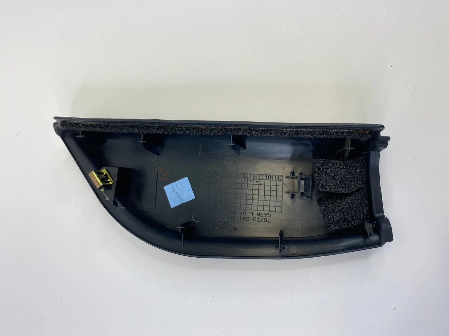 05-10 HONDA ODYSSEY FRONT DRIVER SIDE INNER CORNER MIRROR COVER 76270-SHJ-A010