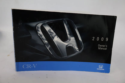 2009 HONDA CR-V OWNERS MANUAL CONSUMER INFO WARRANTY BOOK W/ CASE OEM