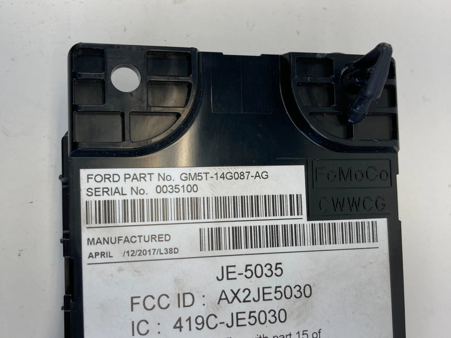 2013-2018 FORD C-MAX 2.0L TELEMATICS ELECTRONIC CONTROL MODULE GM5R-14G087-AG