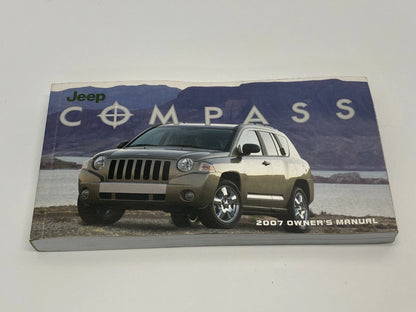 2007 07 JEEP COMPASS OWNER'S MANUAL & WARRANTY INFORMATION SET W/ CASE OEM