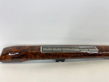 2009-2011 Jaguar XF Dash Instrument Panel Wood Trim w Switches 8X23-045K16-AB