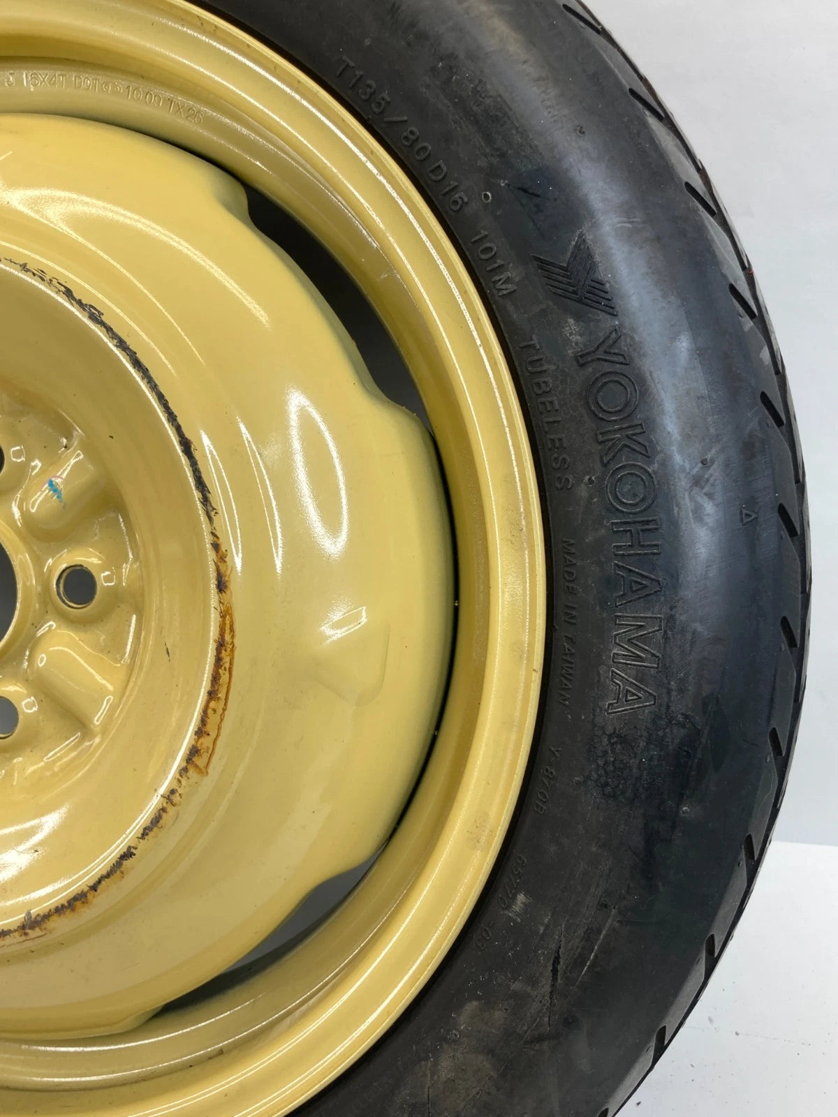 2004-2015 TOYOTA PRIUS EMERGENCY SPARE TIRE WHEEL COMPACT DONUT T135/80D16 101M