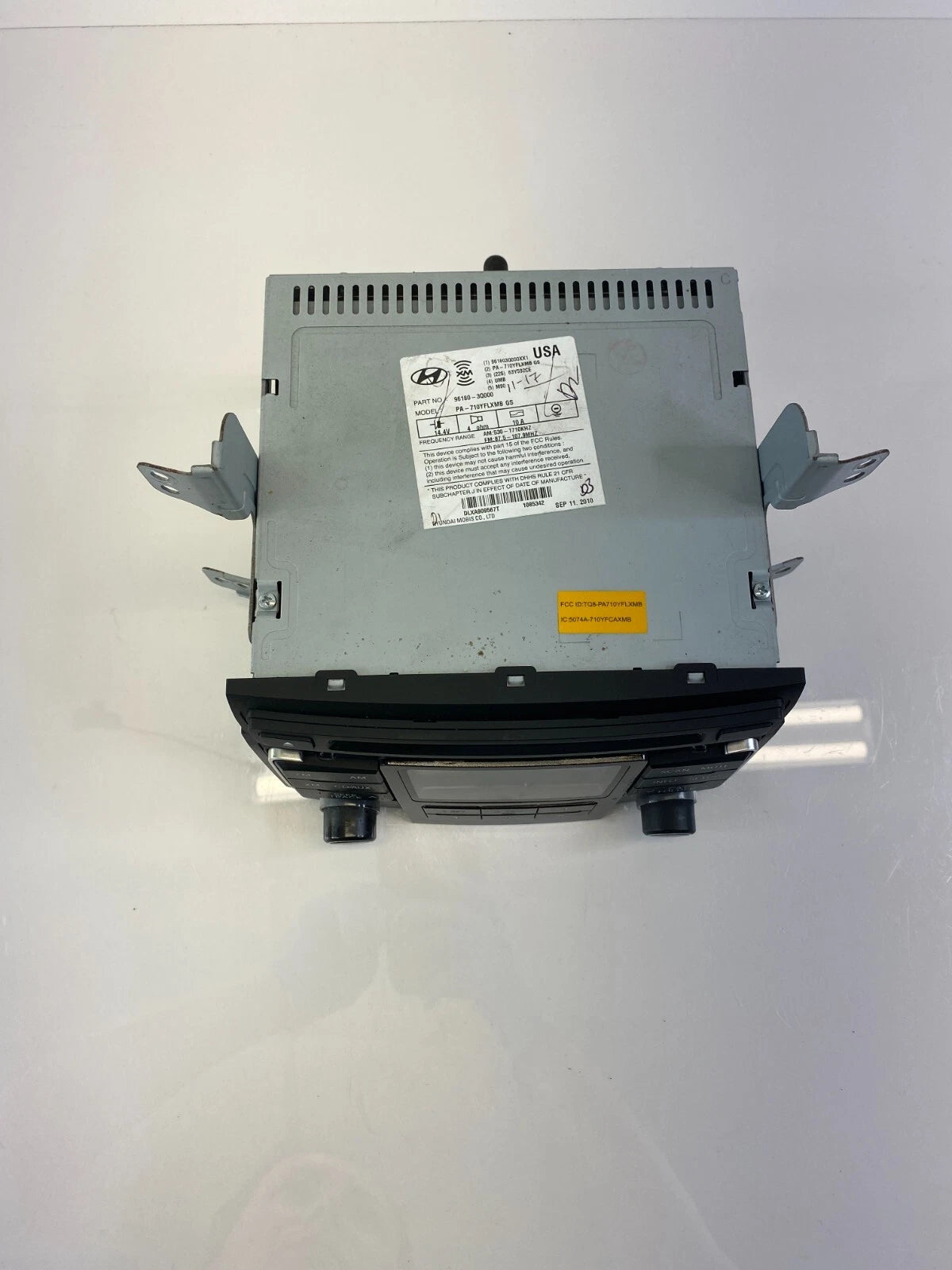2011 HYUNDAI SONATA AM/FM XM RADIO CD PLAYER RECEIVER UNIT 96180-3Q000 OEM