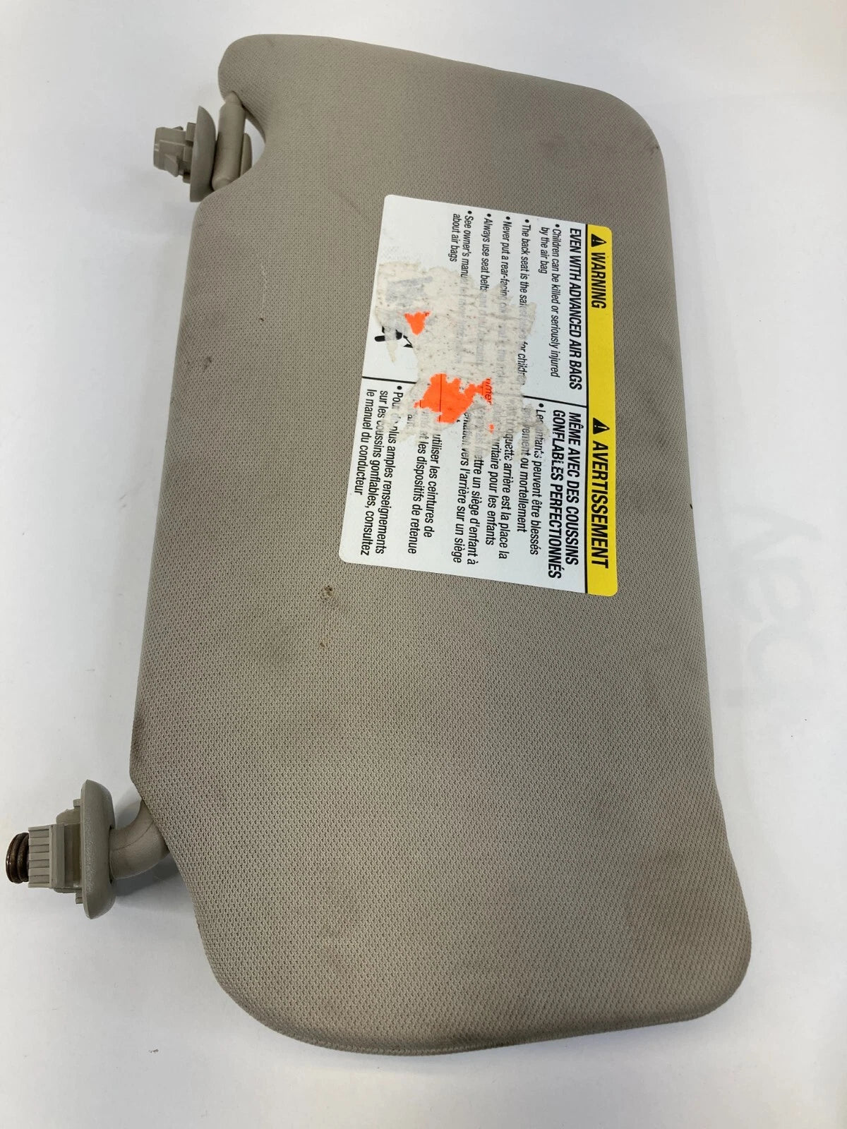 2008 2009 NISSAN ALTIMA FRONT RIGHT PASSENGER SIDE SUNVISOR SUN VISOR SHADE OEM