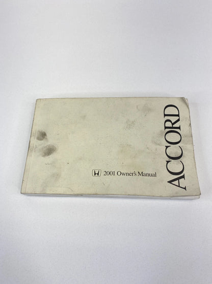 2001 HONDA ACCORD 2-DOOR OWNERS MANUAL HANDBOOK BOOK OEM