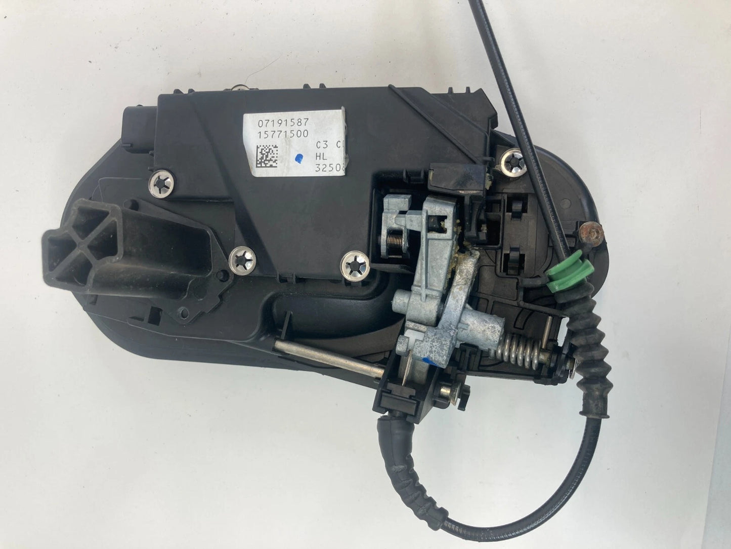 09-10 BMW 535I XDRIVE E60 REAR LEFT EXTERIOR OUTSIDE DOOR HANDLE 07191587 OEM