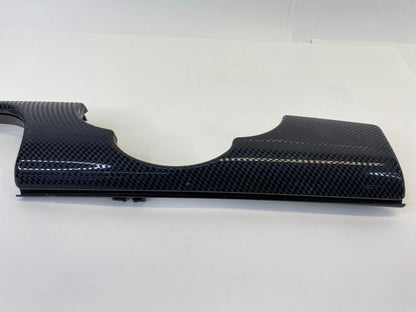 2007-2011 MINI COOPER DRIVER LEFT DASH VENT TRIM PANEL CARBON FIBER STYLE OEM
