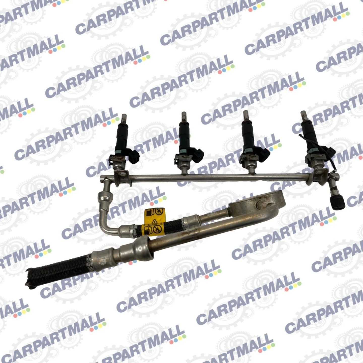 2012-2018 CHEVROLET SONIC 1.8L L4 ENGINE FUEL INJECTION RAIL W/ INJECTORS ASSY