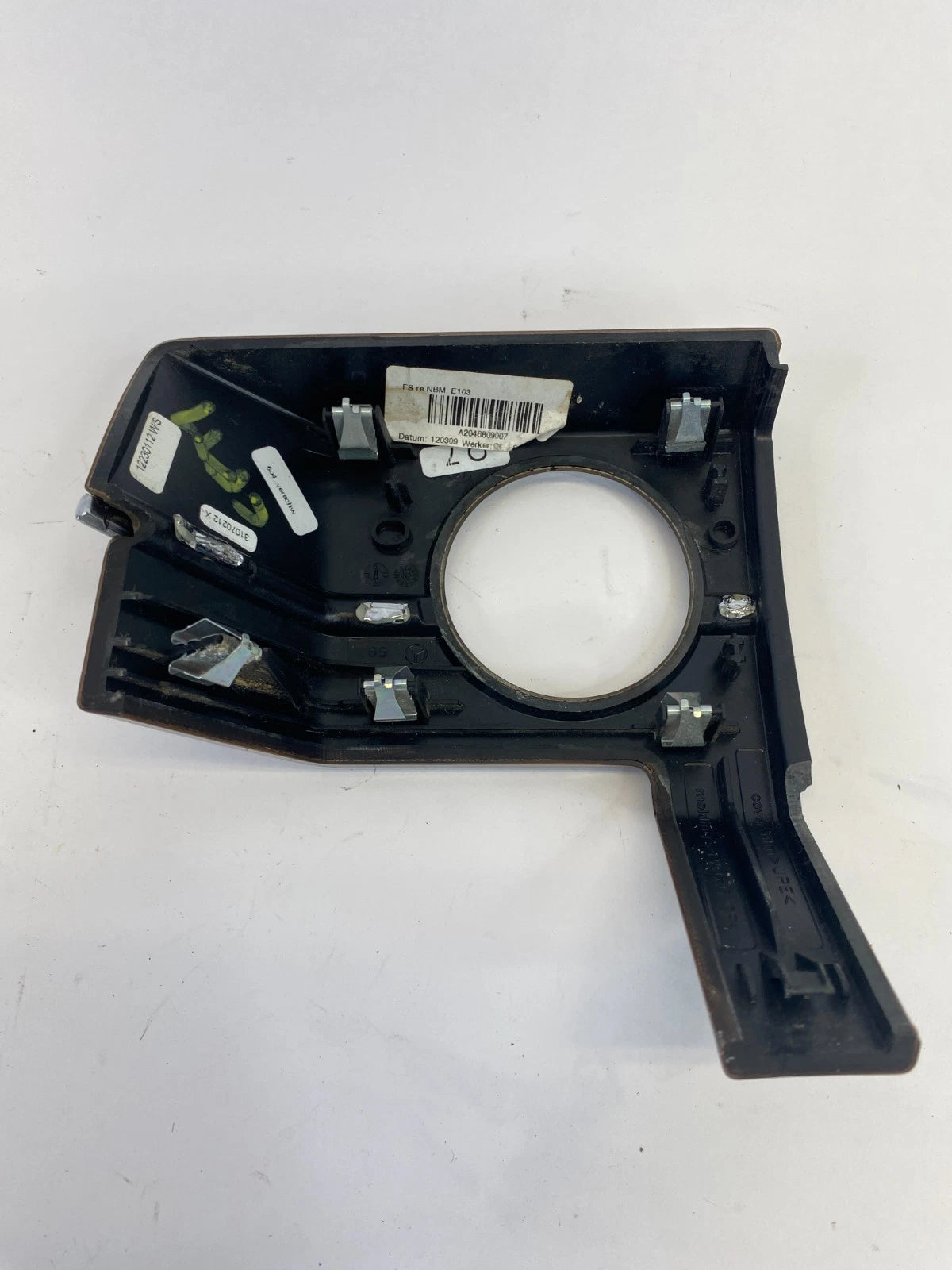 2010-2012 MERCEDES GLK350 DASH IGNITION SWITCH TRIM BEZEL WOOD OEM A2046809007