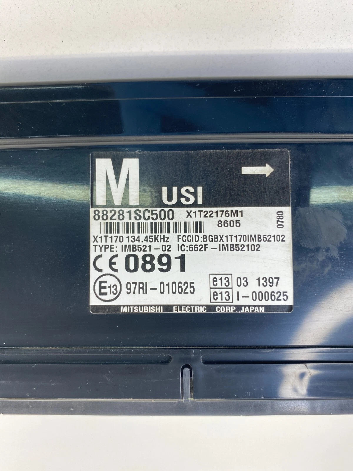 2009 SUBARU FORESTER 2.5L 16V INTEGRATED COMPUTER CONTROL MODULE UNIT 88281SC500