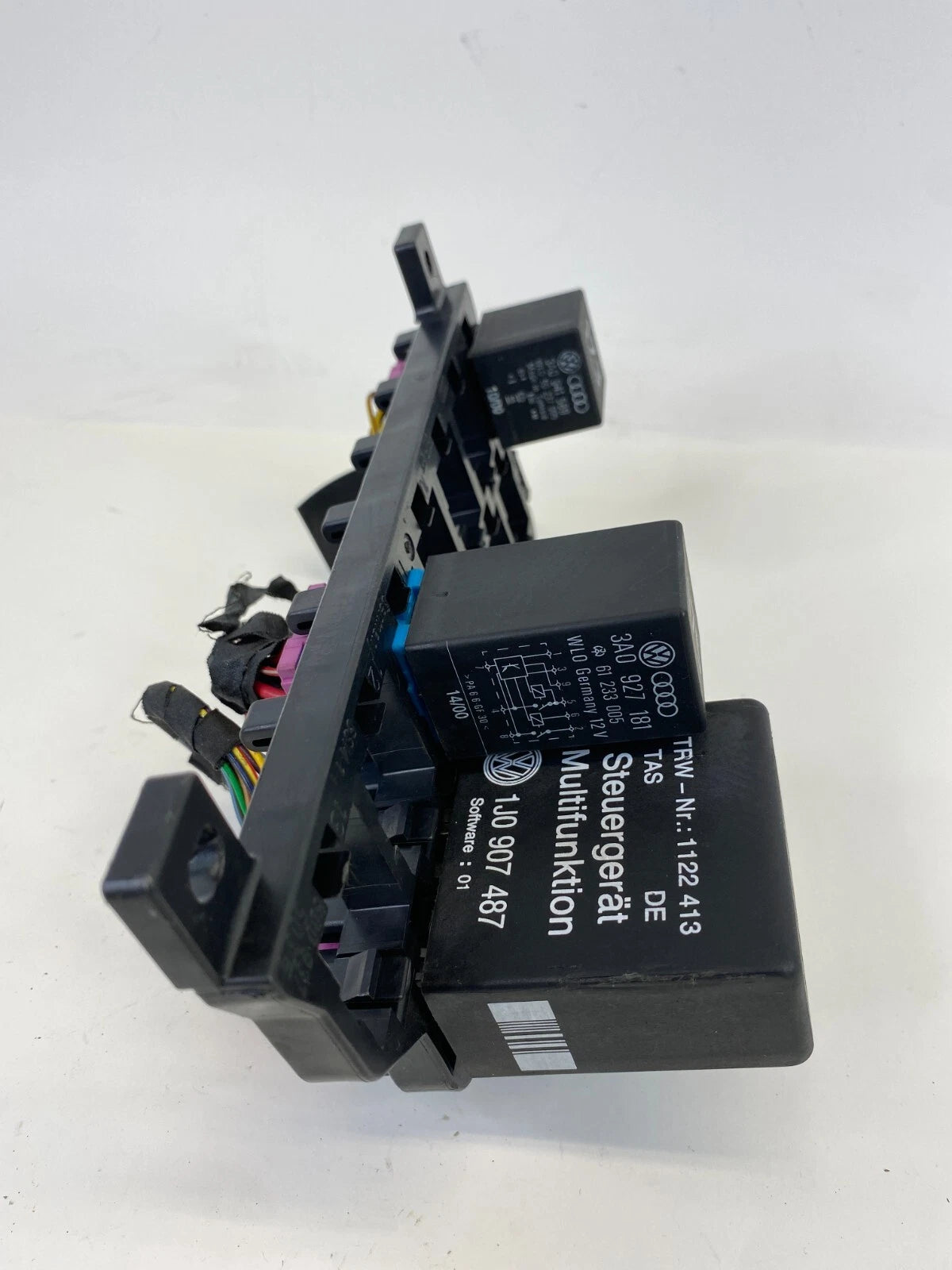 99-05 VWJETTA 98-10 BEETLE 2.8L FUSE MULTIFUNCTION RELAY BRACKET PANEL 1J0907487