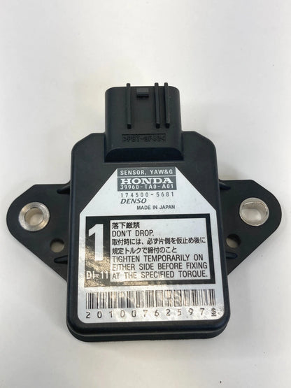 2008-2012 HONDA ACCORD YAW & G RATE SENSOR CONTROL MODULE OEM 39960-TA0-A01