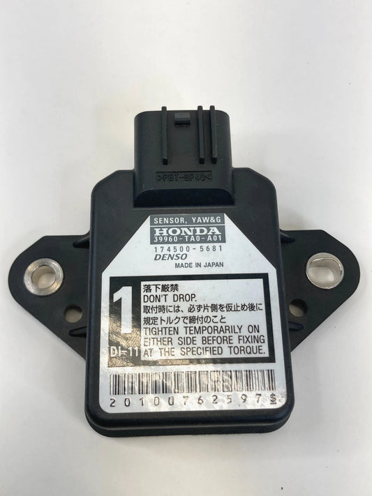 2008-2012 HONDA ACCORD YAW & G RATE SENSOR CONTROL MODULE OEM 39960-TA0-A01
