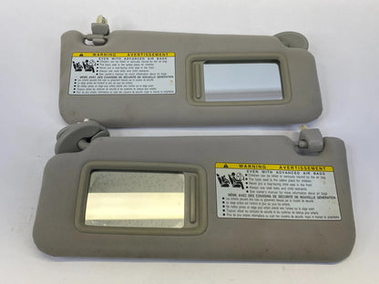 2006-2013 LEXUS IS250 ROOF LEFT AND RIGHT SUNVISOR SUN VISOR SET SHADE W/ MIRROR