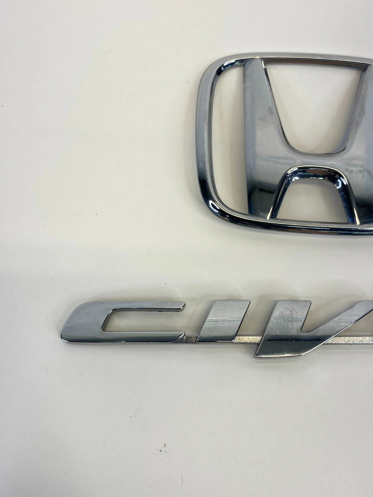2013-2015 HONDA CIVIC REAR TRUNK LID EMBLEM LOGO BADGE CHROME 75701-TR6-0030 OEM