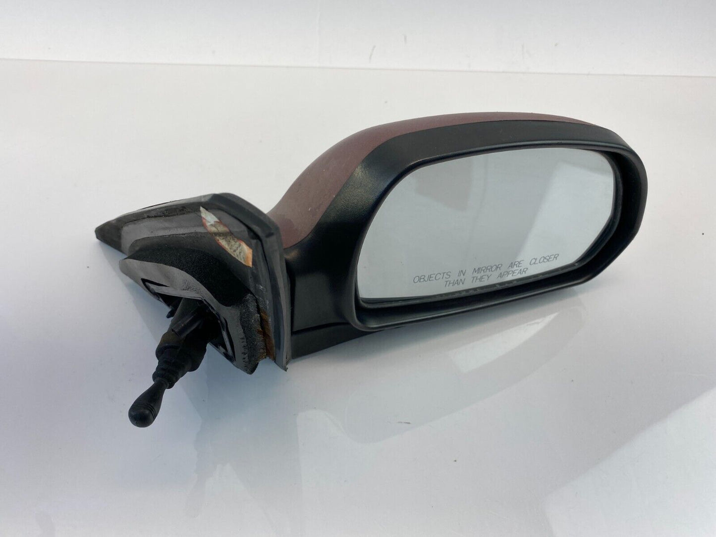 02-04 Kia Spectra Front Right Passenger Side Door Manual View Mirror Assembly