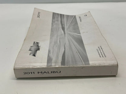 2011 11 CHEVROLET MALIBU OWNER'S MANUAL GUIDE 20786885 B OEM