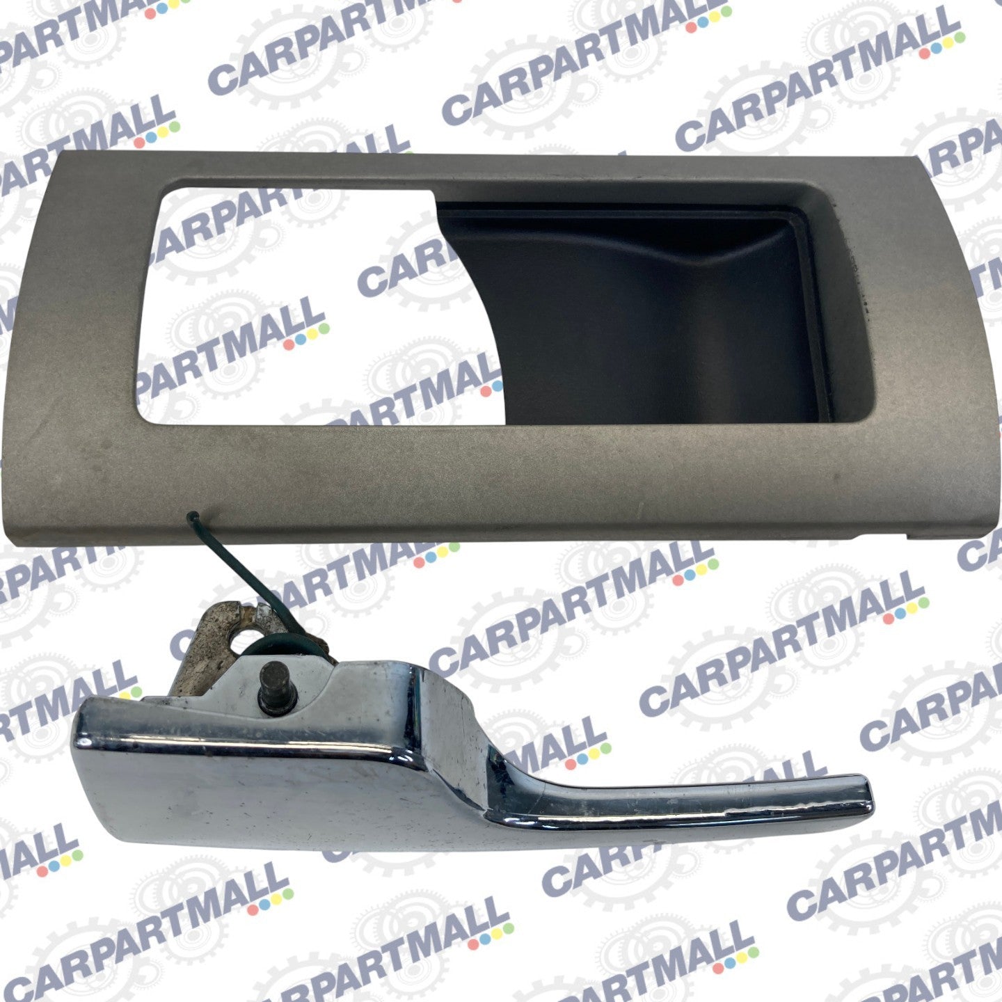 2003-2006 Lincoln Navigator Rear Left Driver Side Inner Door Handle w/ Bezel