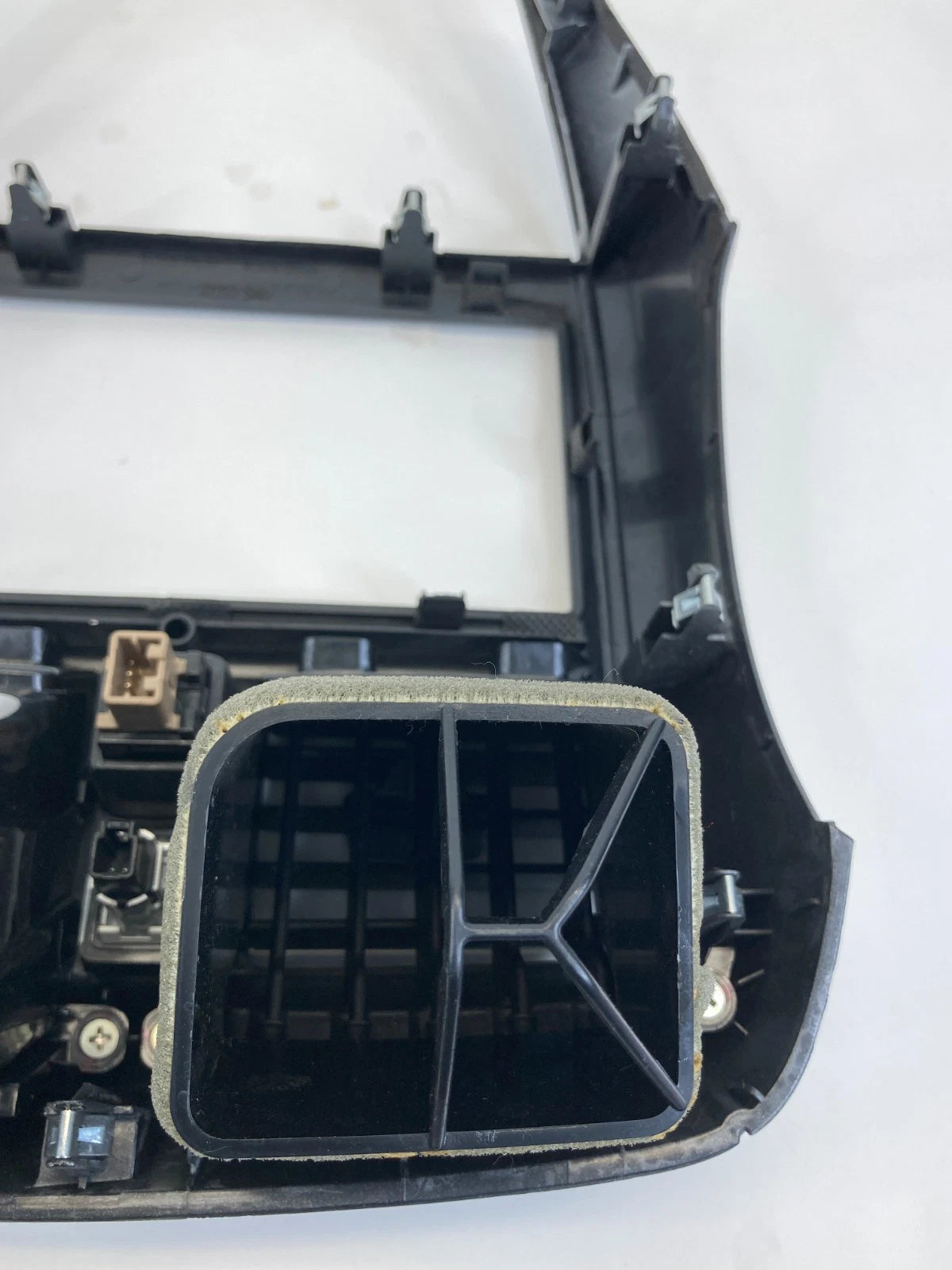 2015-2019 Nissan Versa Dash Radio Bezel Trim w/ Air Vent & Hazard Switch OEM