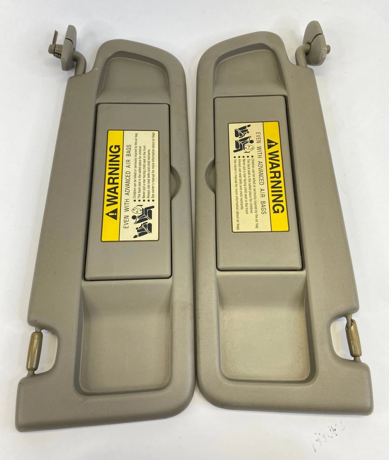 2006-2011 HONDA CIVIC SEDAN SUNVISOR SUN VISOR PAIR SET FRONT LEFT & RIGHT OEM
