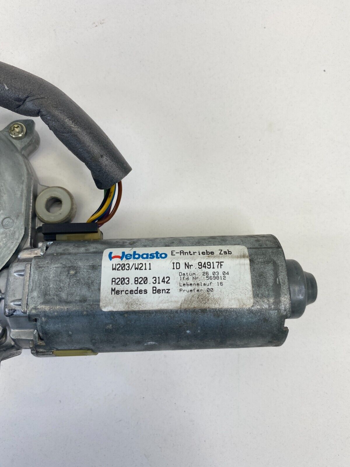 03-09 Mercedes-Benz E320 03-05 CLK320 Sliding Sunroof Sun Roof Motor A2038203142