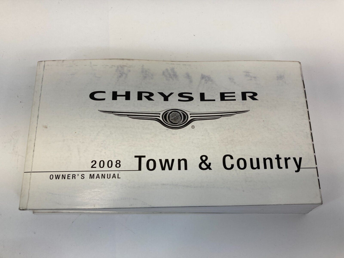 2008 Chrysler Town & Country Owner's Manual Maintenance Guide w/ Case OEM