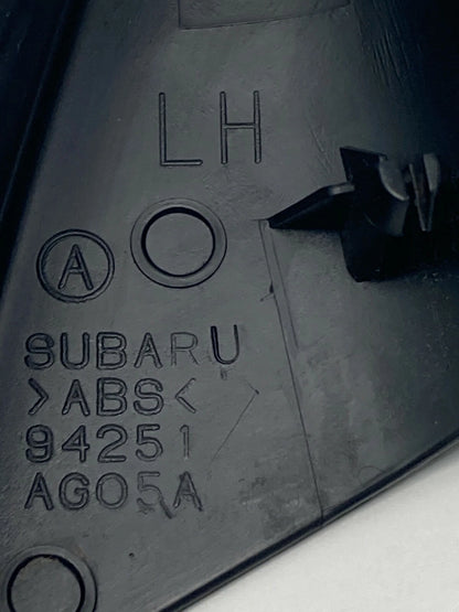 2005-2009 SUBARU OUTBACK LEGACY FRONT LH INNER MIRROR TRIM COVER OEM 94251AG05A