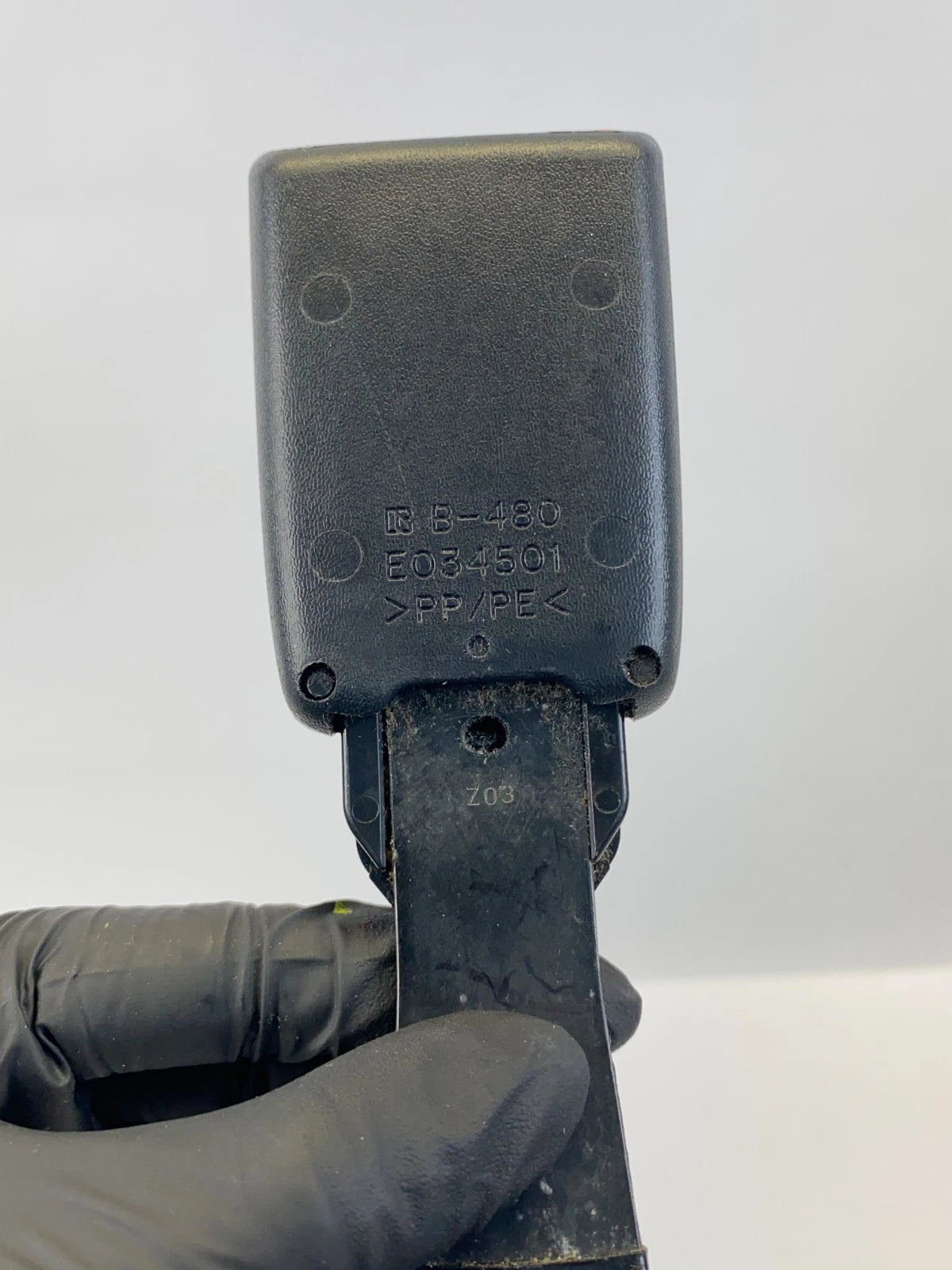 2006-2013 LEXUS IS250 IS350 FRONT LEFT DRIVER SIDE SEAT BELT BUCKLE BLACK OEM