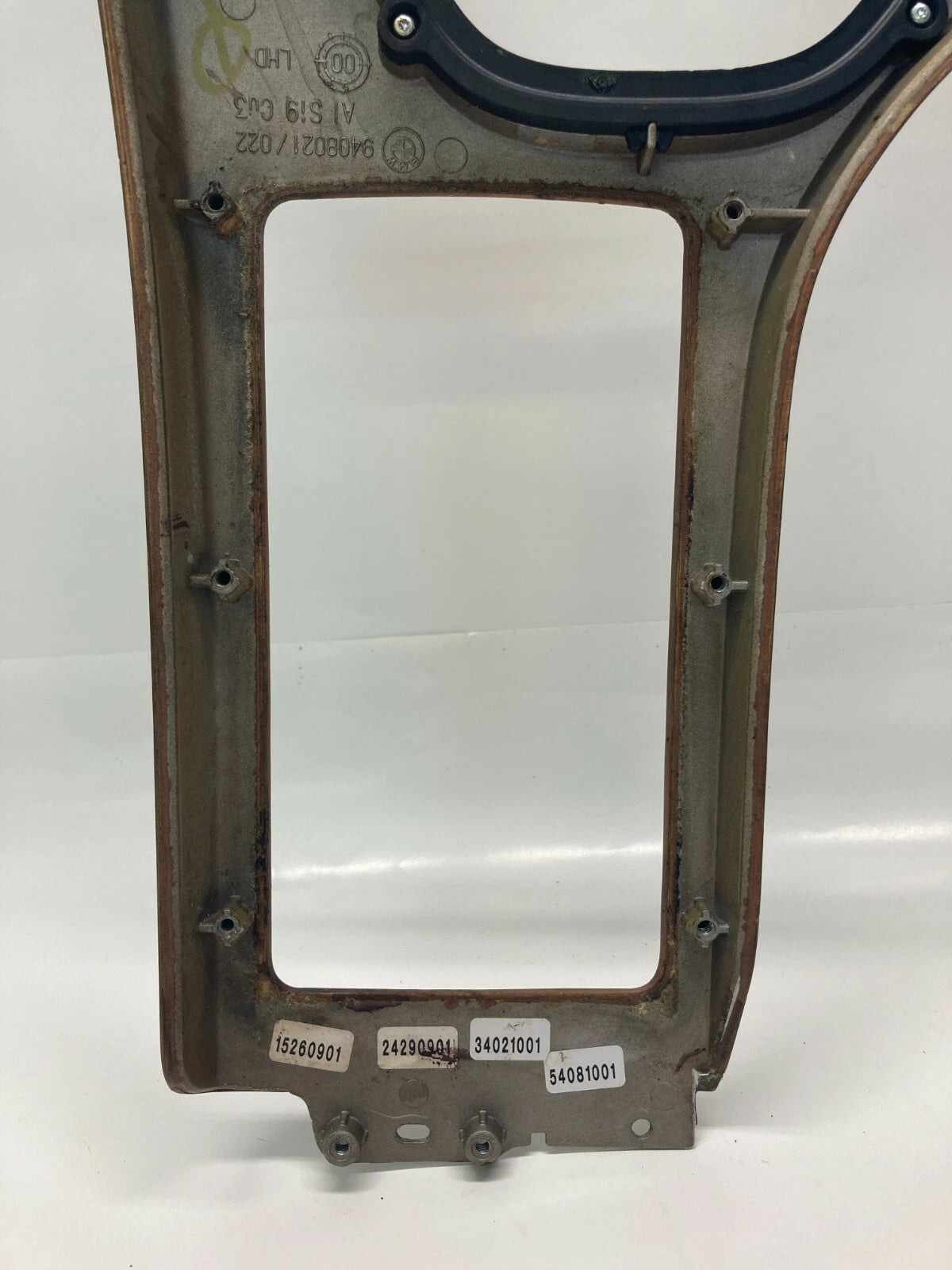 00-06 BMW E53 X5 CENTER CONSOLE SHIFT SHIFTER BEZEL TRIM WOODGRAIN 9408021 OEM