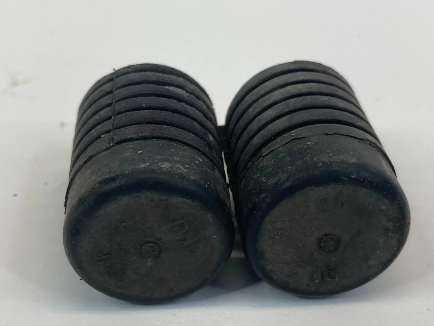 1998-2002 TOYOTA COROLLA FRONT HOOD BUMPER RUBBER ADJUSTMENT PAIR SET OEM