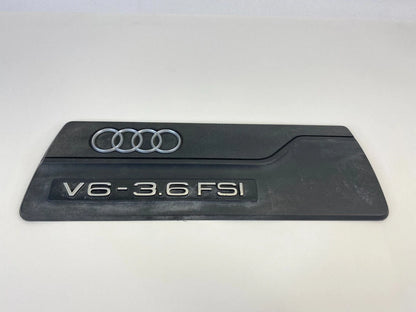 2007 2008 2009 2010 AUDI Q7 3.6L A/T UPPER MOTOR ENGINE COVER TRIM 03H103925C