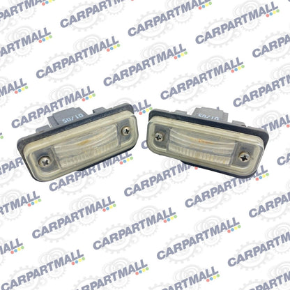 2003-2006 MERCEDES-BENZ E500 REAR LICENSE PLATE LIGHT LAMP SET PAIR A2118200756