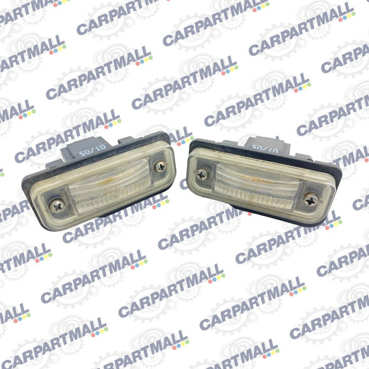 2003-2006 MERCEDES-BENZ E500 REAR LICENSE PLATE LIGHT LAMP SET PAIR A2118200756