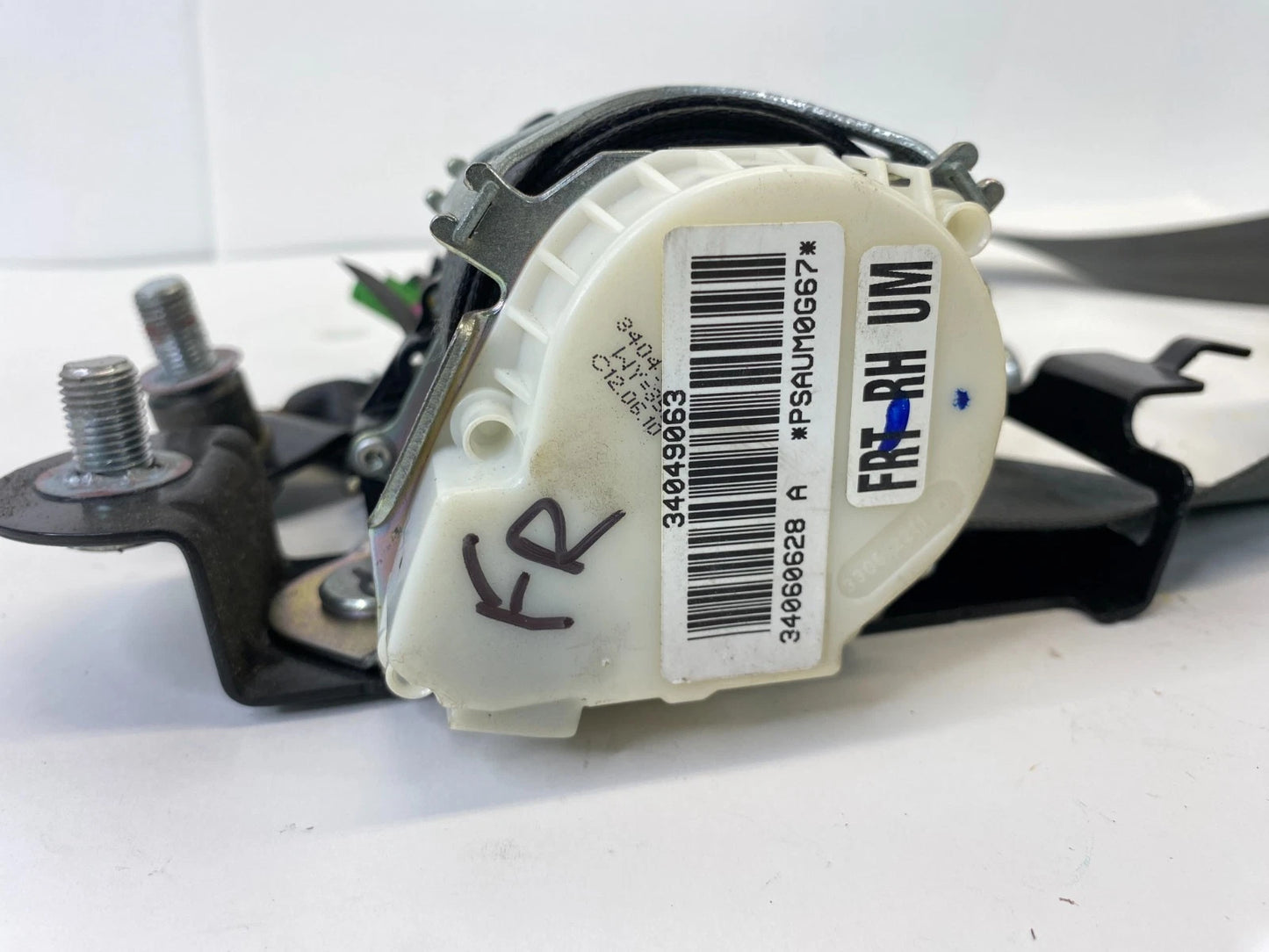 2009-2011 CHEVROLET AVEO5 FRONT RIGHT PASSENGER SIDE SEAT BELT RETRACTOR OEM