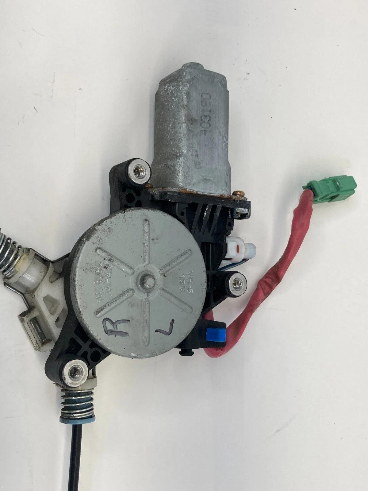 2002-2006 HONDA CR-V REAR LEFT SIDE DOOR WINDOW REGULATOR AND POWER MOTOR