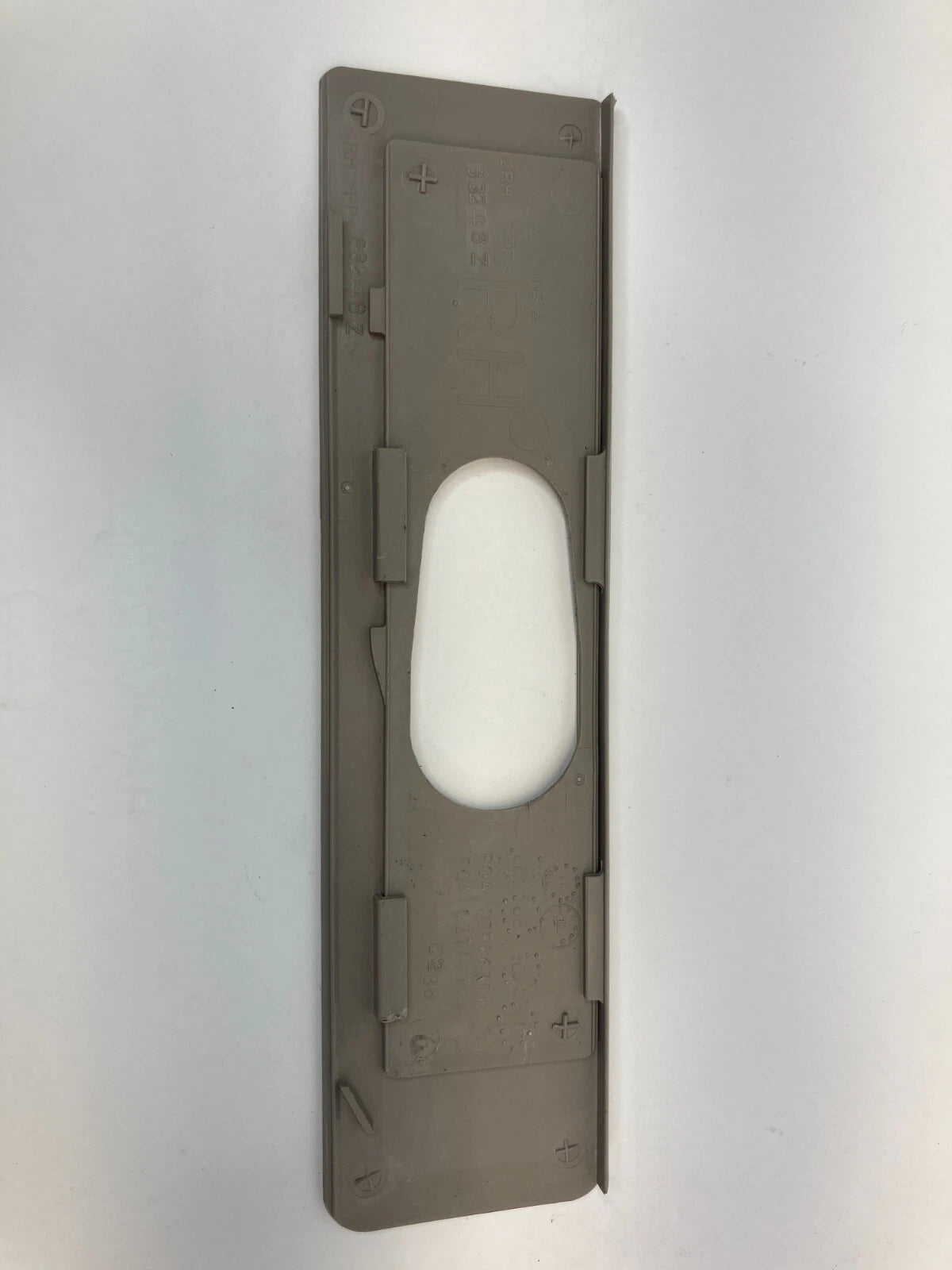 2012-2015 RAM CARGO VAN FRONT RIGHT SIDE B-PILLAR SEAT BELT ADJUTER TRIM COVER