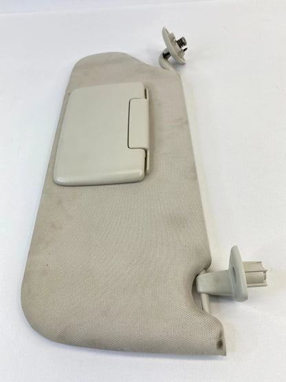 08-10 DODGE CHARGER FRONT LEFT DRIVER SIDE SUN VISOR SHADE W/ MIRROR GREY OEM