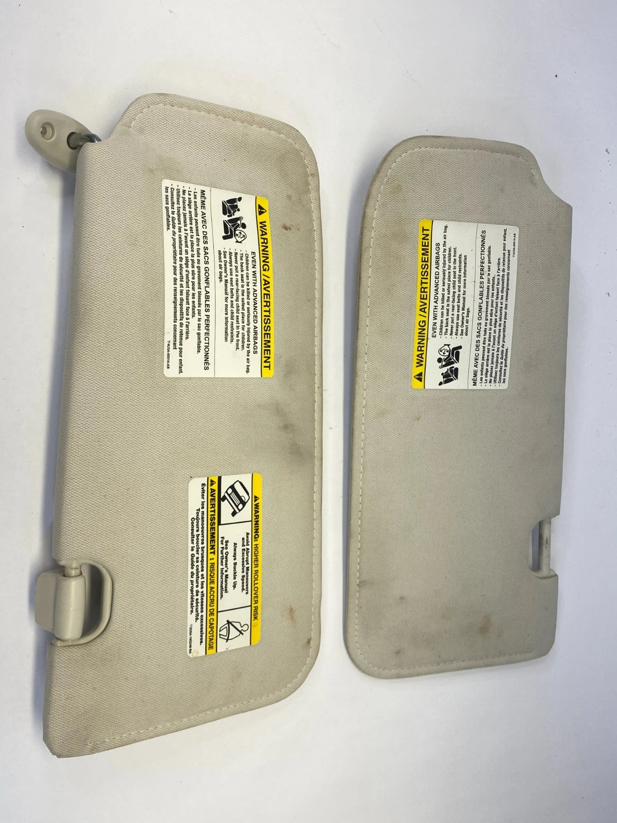 2008 2009 FORD ESCAPE MERCURY MARINER SUN VISOR W/ MIRROR ASSEMBLY OEM