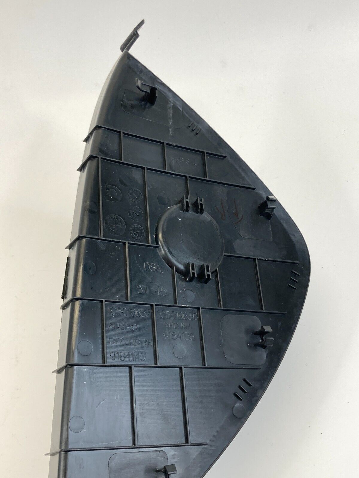 2011-2017 BMW X3 Front Right Passenger Side Dash End Cap Cover Trim 105019637