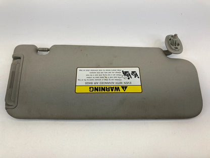 2010 2011 2012 2013 KIA FORTE W/O SUNROOF LEFT DRIVER SIDE SUNVISOR SUN VISOR