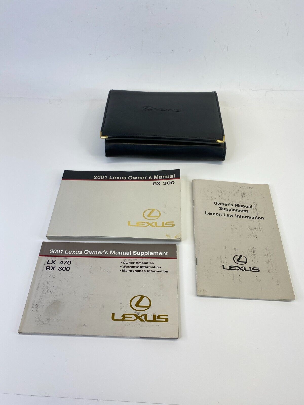 2001 01 Lexus RX300 RX 300 Owners Owner´s Manual Supplement Guide W/ Case OEM