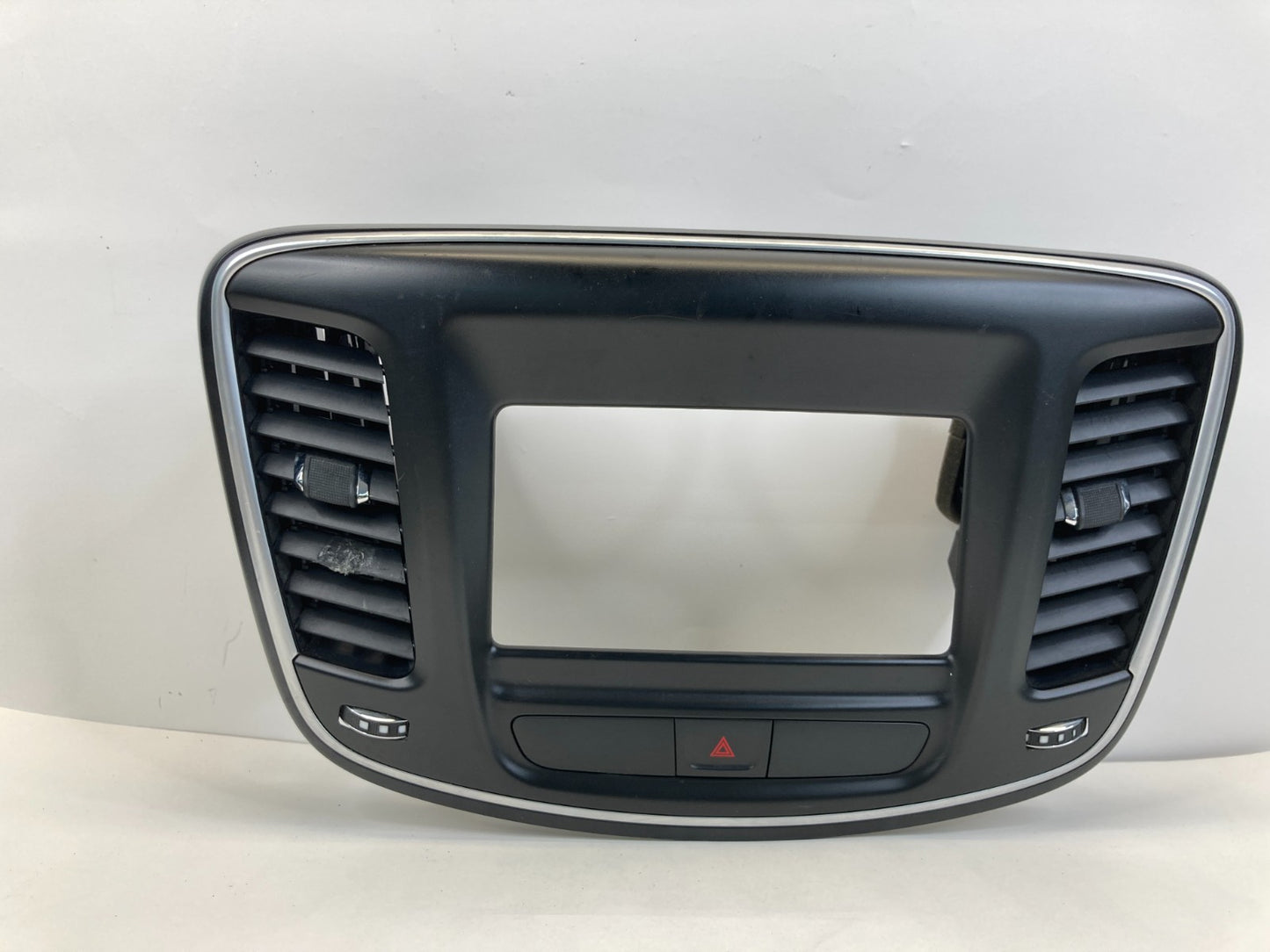 2015-2017 Chrysler 200 Dash Radio Bezel Trim w/ Air Vent & Hazard Switch OEM