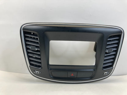 2015-2017 Chrysler 200 Dash Radio Bezel Trim w/ Air Vent & Hazard Switch OEM