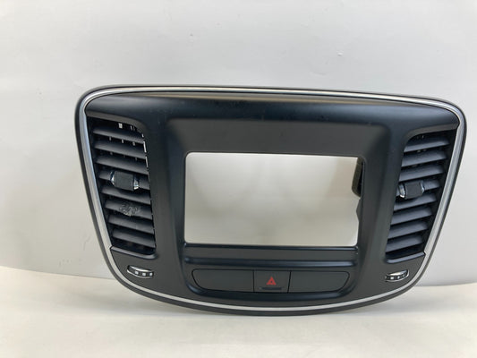 2015-2017 Chrysler 200 Dash Radio Bezel Trim w/ Air Vent & Hazard Switch OEM