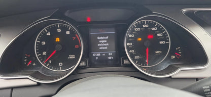 08 09 AUDI A5 QUATTRO INSTRUMENT CLUSTER SPEEDOMETER GAUGE 171K OEM 5550016205