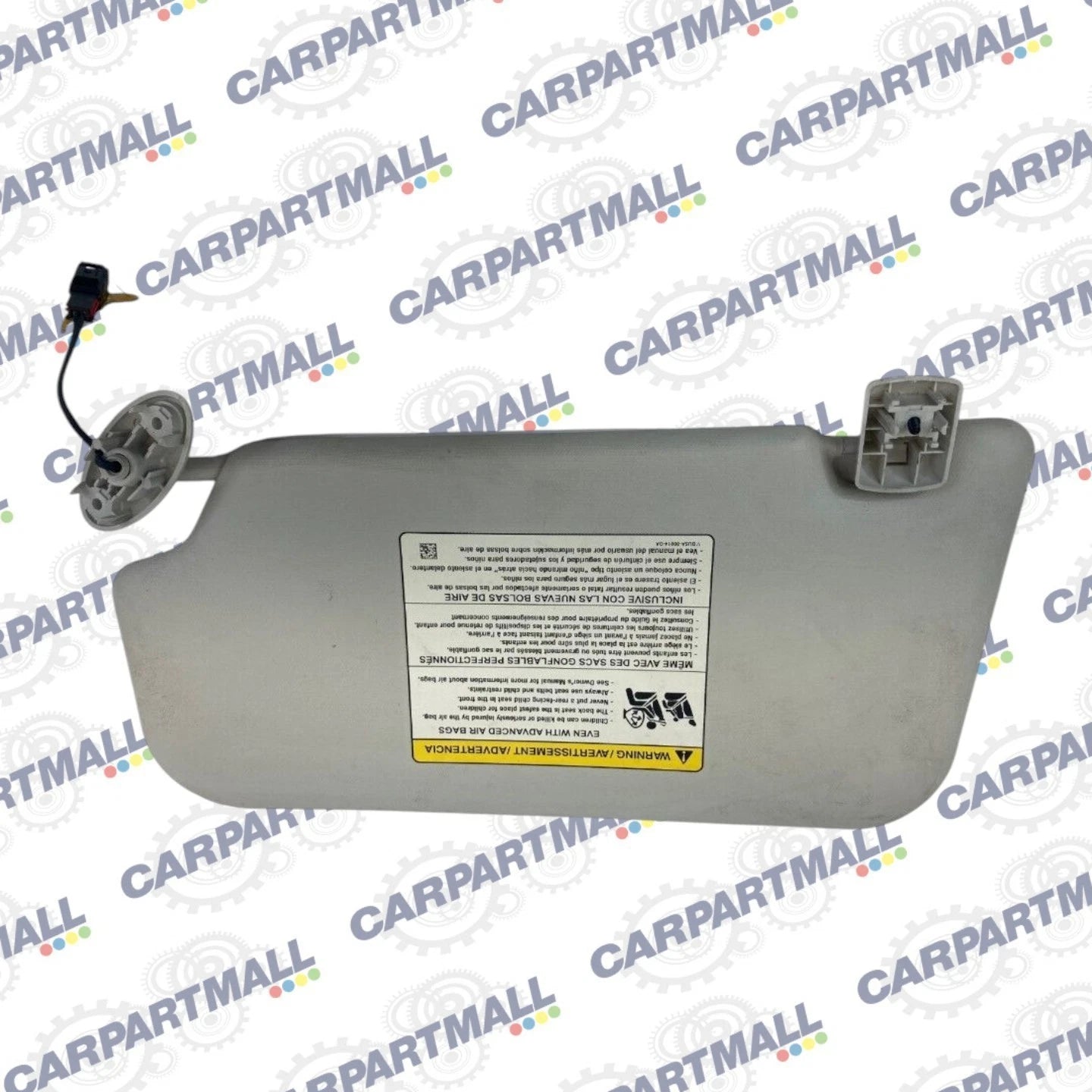 2012-2015 FORD FOCUS FRONT RIGHT PASSENGER SIDE SUN VISOR W/ ILLUMINATED OEM