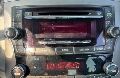 2011 2012 Toyota Avalon AM FM Radio MP3 CD Player Receiver 86120-07100 OEM